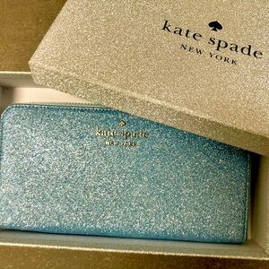 Kate Spade Frosty Sky large continental wallet